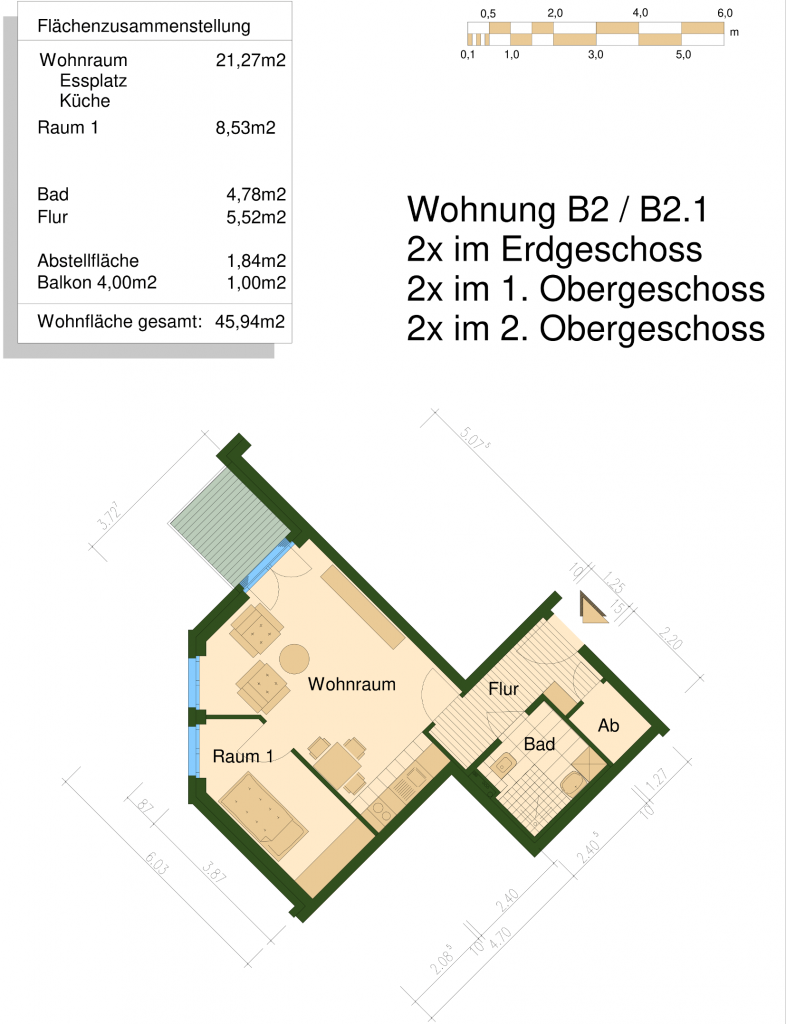 Wohnungsgrundriss