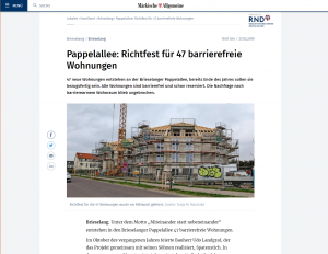 Foto von der Baustelle